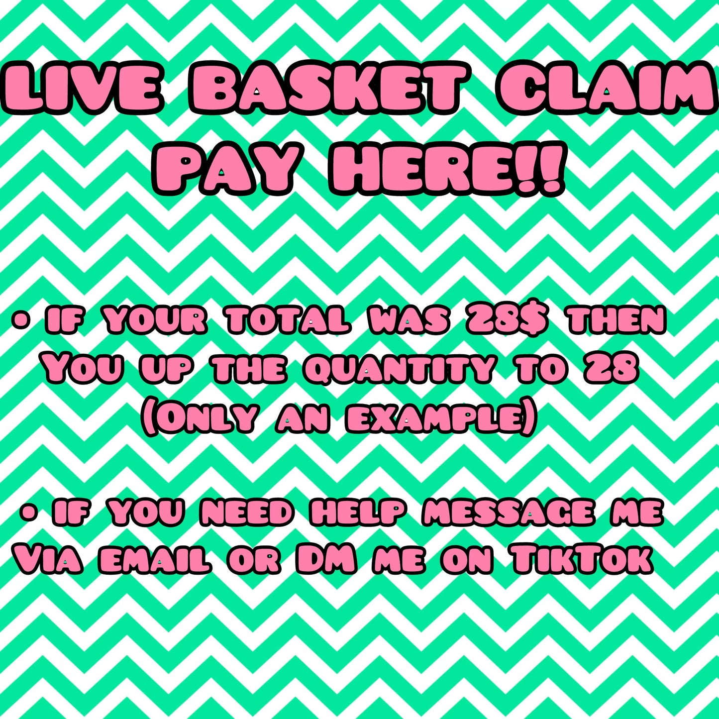 Live Basket Claim