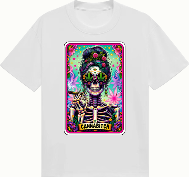 A-03 "Cannab*tch bun" Adult Direct to film heat press transfer